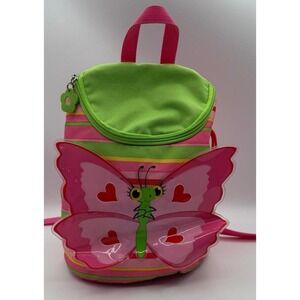 Sunny Patch Butterfly Mini Backpack Pink Green Striped Girls School Bag